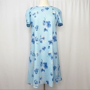 vintage LIZ CLAIBORNE floral mini swing dress [0487]